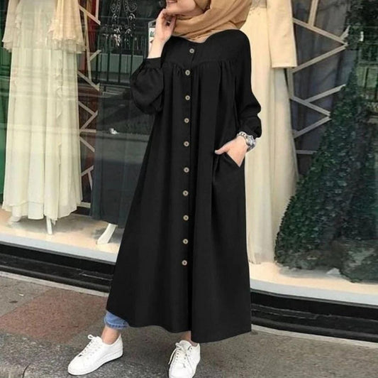 Abaya With Buttons